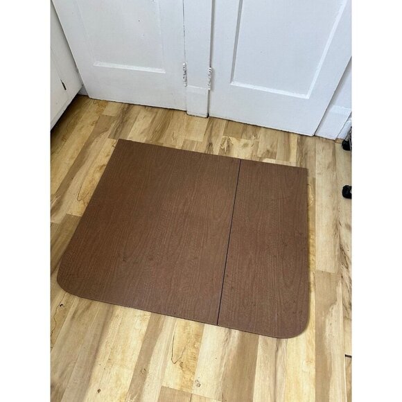 large Table Brown faux Wood Table Mat - Picture 8 of 12